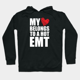 Paramedic - My heart belongs to a hot EMT Hoodie